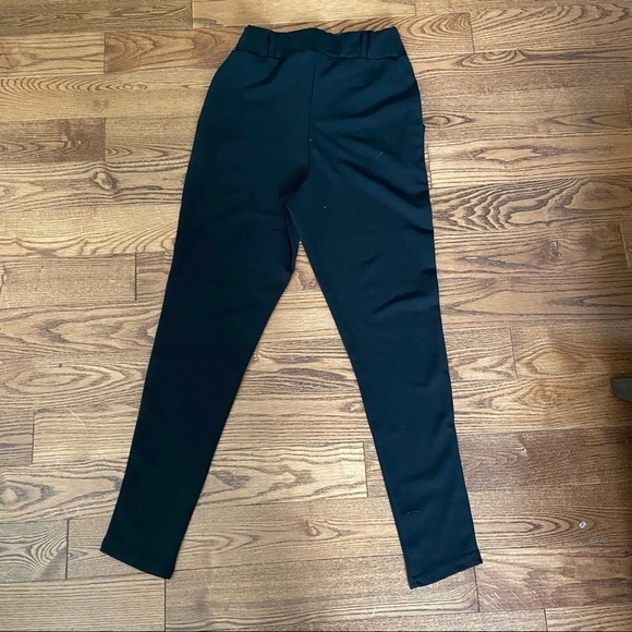 BNWT Boohoo high waisted black‎ skinny  trousers 8 - Picture 4 of 11
